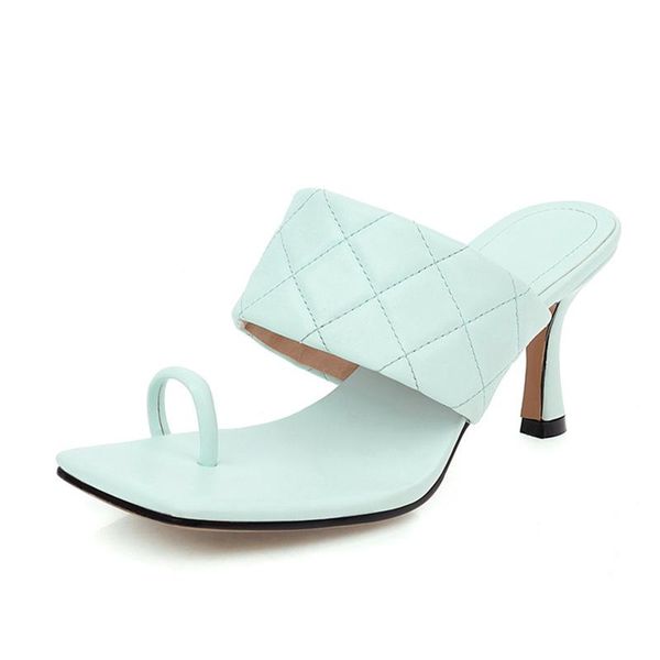 

slippers summer women sandals slipper thin high heel outdoor flip flops narrow band strap slides size33-43, Black