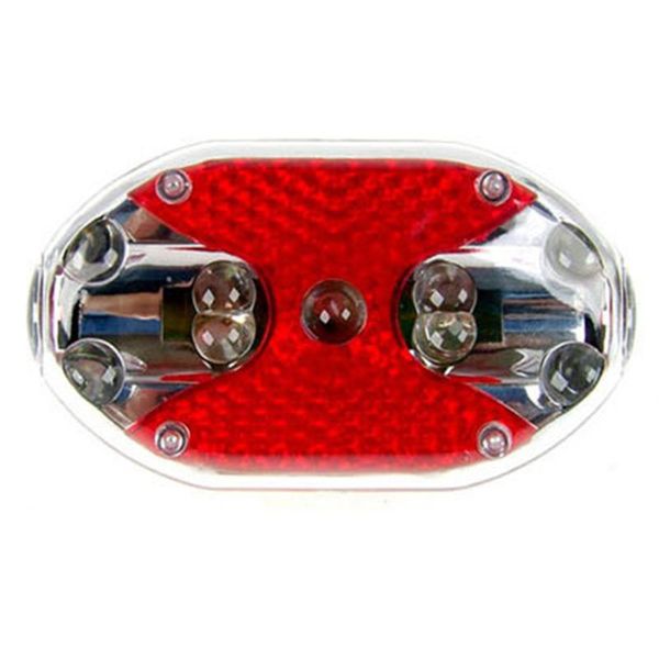

bike lights bicycle rear tail flashing light lamp 9 led red 7 modes safety warning