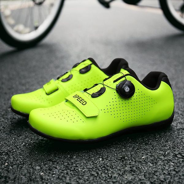 

cycling shoes men mtb outdoor sport bicycle self-locking professional racing road bike zapatillas ciclismo footwear, Black