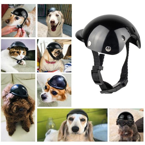 

pet safety suit motorcycle dog helmet with protective cushion cap party headdress costume protect supplies apparel