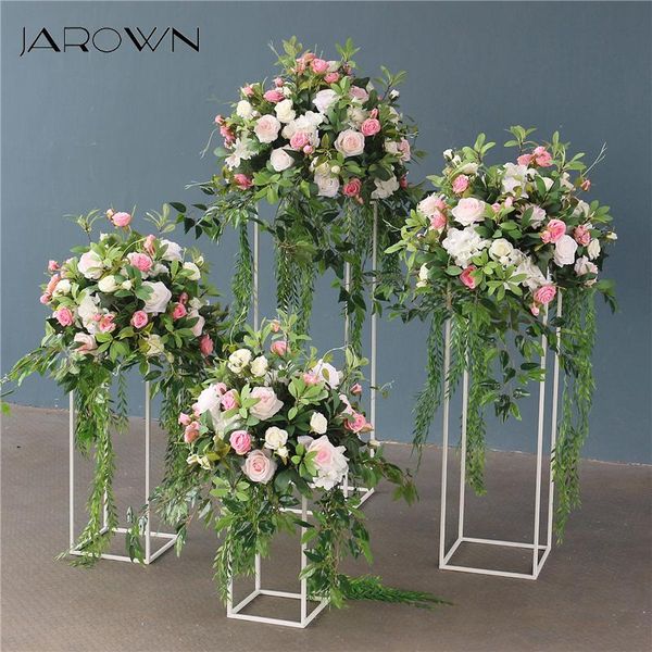 

decorative flowers & wreaths jarown wedding decoration flower ball add stand set 4pcs centerpiece home garden party arrangement
