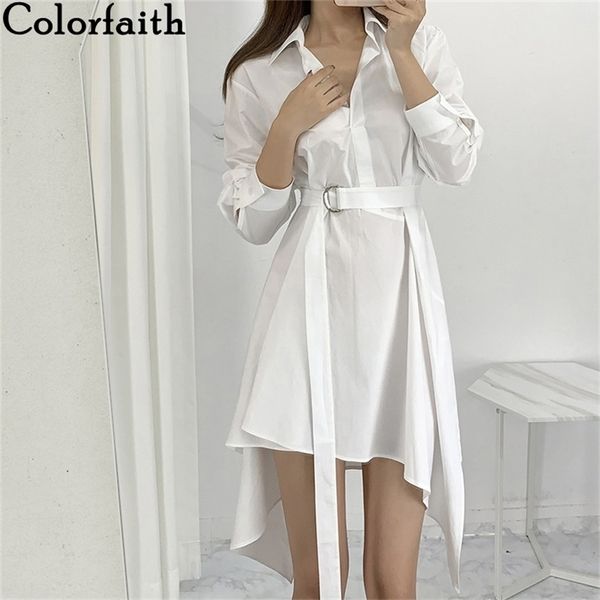 

women spring summer shirt dresses fashionable elegant high waist vintage irregular lace up mini dress dr8993 210427, Black;gray