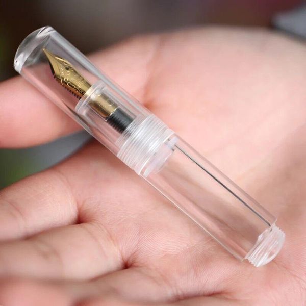 

moonman wancai mini fountain pen transparent dropper demonstrator pens