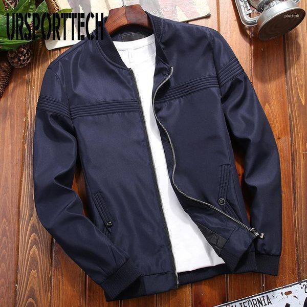 

men's jackets 2021 jacket men casual baseball spring autumn fashion slim fit thin brand coat, Black;brown