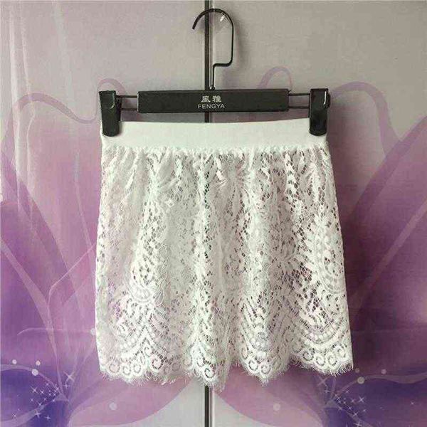 

see through transparent lace women skirt pencil elegant hollow out short summer casual black bodycon night club