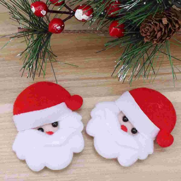 

craft tools 10pcs christmas cloth paste santa clause applique sewing decorative accessories diy cartoon patch