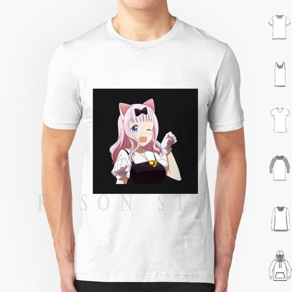 

men's t-shirts anime girl t shirt men cotton manga weeb tits cute cat pink kawaii, White;black