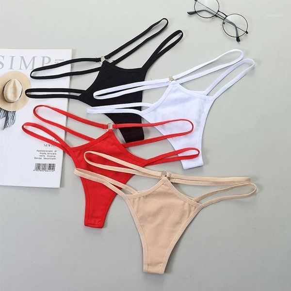 

women's panties cotton g-string women lingerie thin strappy hollow panty soft briefs low rise thong underpants female underwear, Black;pink