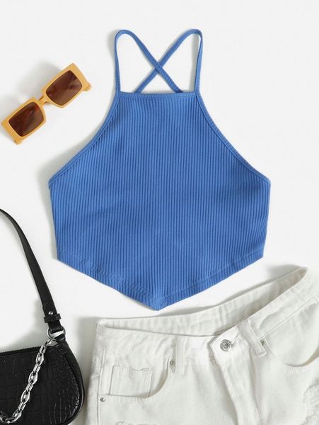 

crisscross tied backless bandana q3d7#, White