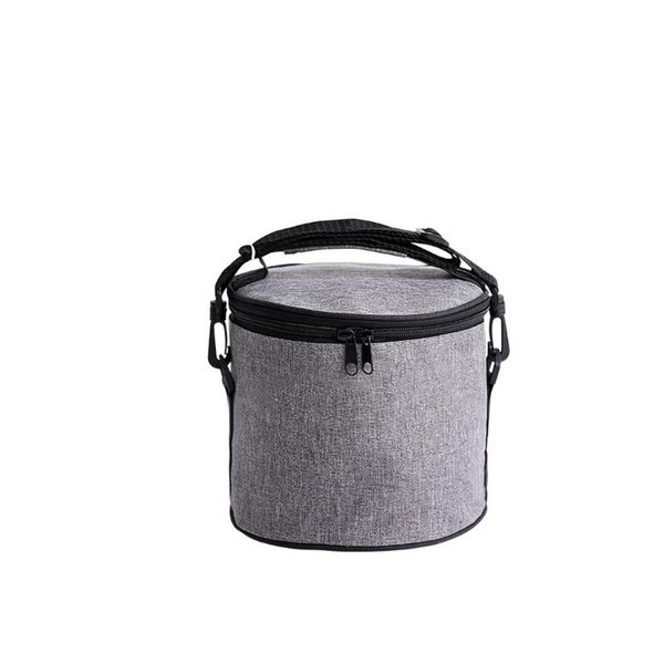

dinnerware sets 1*oxford cloth insulation bag round portable zipper lunch student