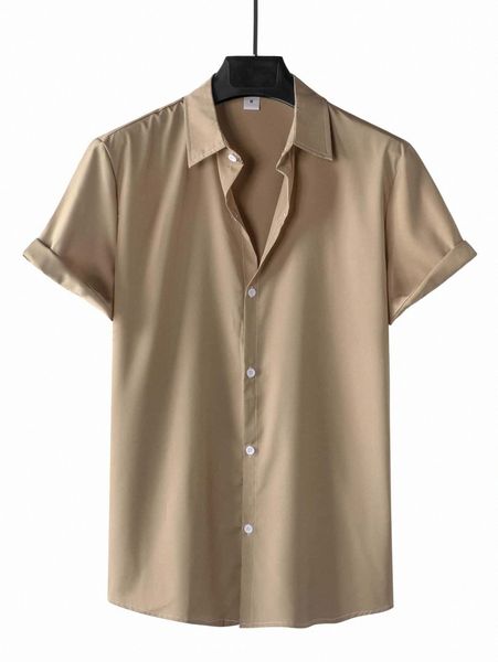 

men solid button up shirt i6lv#, White;black