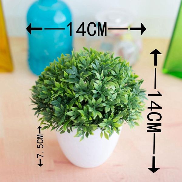 

decorative flowers & wreaths 1pc artificial plants bonsai small tree pot fake potted ornaments for home decoration el garden decor