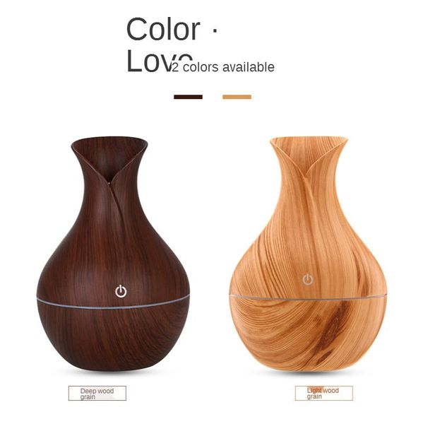 

wood grain vase humidifier aroma diffuser car office home humidifiers