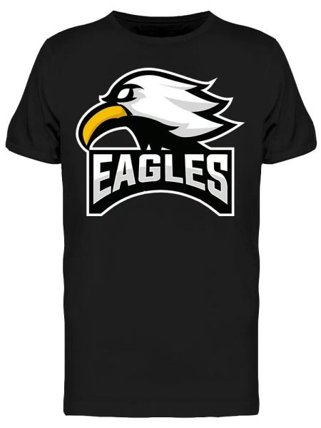 

Eagle Head Mascot Logo Tee Men's -Image by Shutterstock, White;black