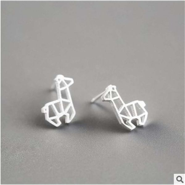 

lovely earrings sweet temperament sterling simple personalized creative earrings