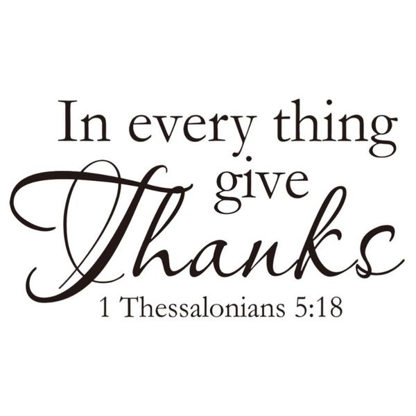 

in everything wall decal 1 thessalonians 5 18 bible scripture religious decor quote for home art sticker sayings wallpapers