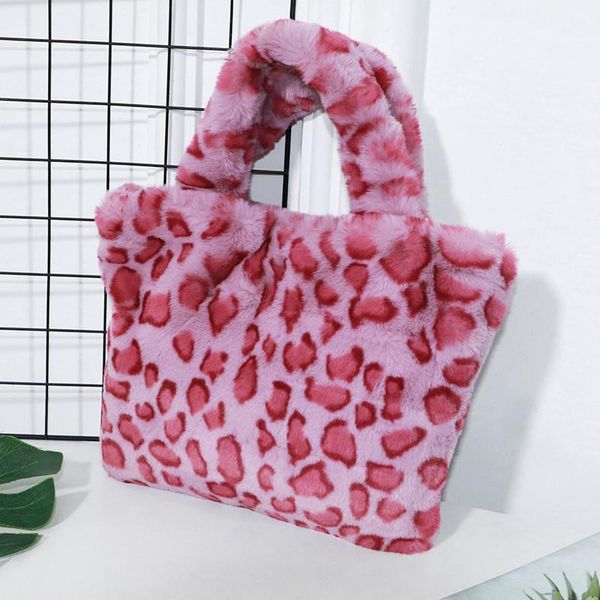 

duffel bags 2021 faux fur handbags women's autumn and winter purses cosmetic girl