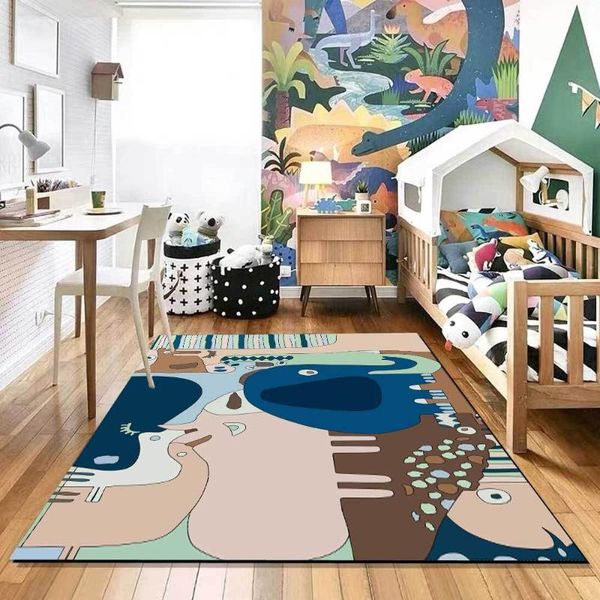 

carpets abstract line animal elephant children room living bedroom doormat bed side floor mat rug home decor large carpet sofa