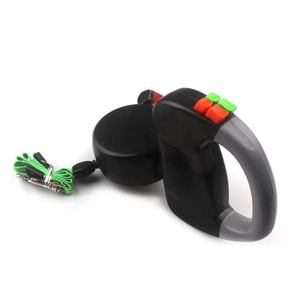 

dog collars & leashes dual pet leash retractable walking 3 m length double products suit for 20kg