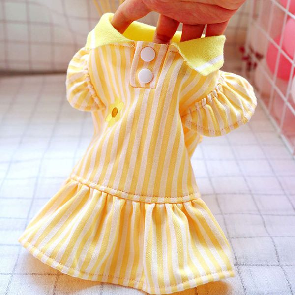 

the dog clothes teddy dog summer thin pet cat clothing skirt spring and autumn