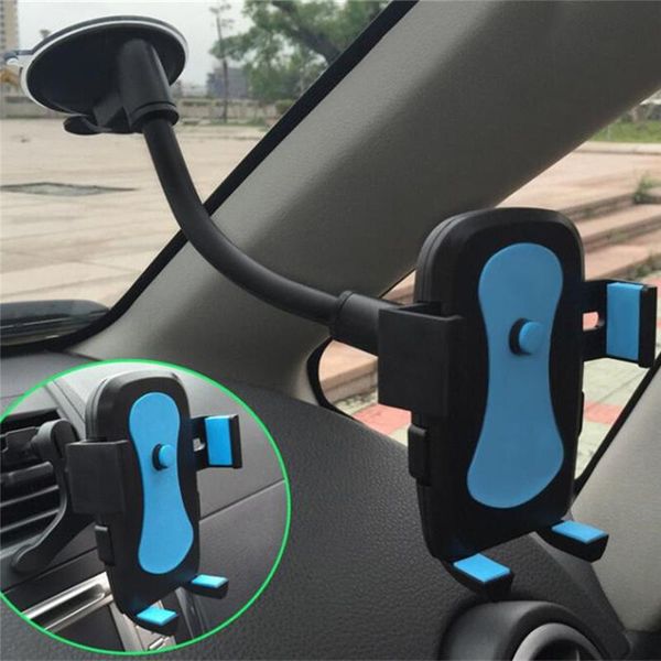 

car phone holder bracket mount cup universal mobile suction windshield locking car-accessories cell mounts & holders
