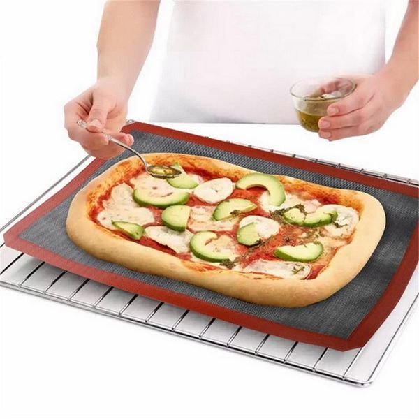 

mats & pads heat resistant silicone mat for oven baking cookie bread biscuit puff perforated nonstick tool i88