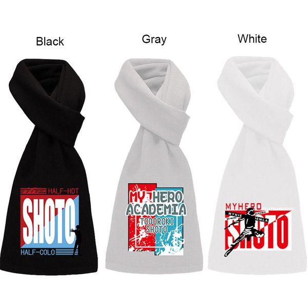 

party masks 2021 costume boku no my hero academia scarf todoroki so cosplay neckerchief autumn and winter anime shawl long 150cm