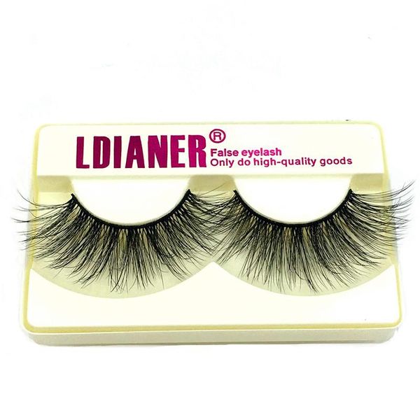 

false eyelashes 1 pairs of 3d mink lashes fake soft fluffy natural long eyelash extension full strip eye