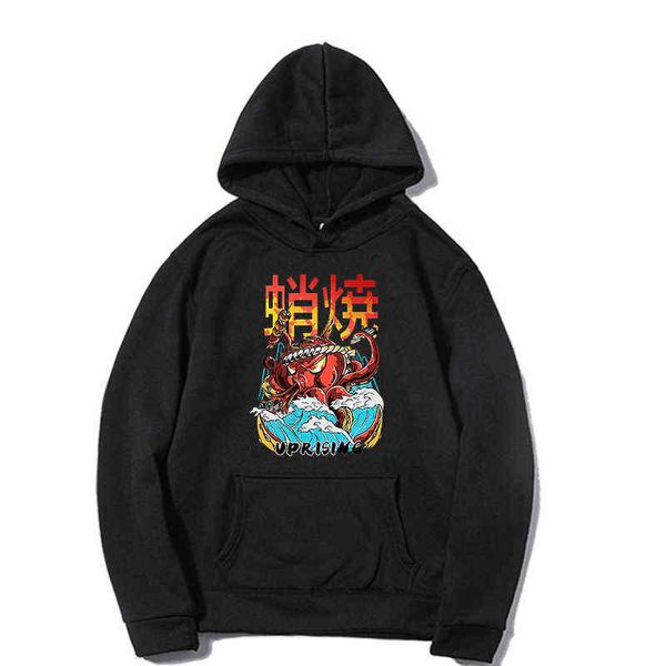 

funny ocs men harajuku hoodies hip hop hoodie long sleeve g1214, Black