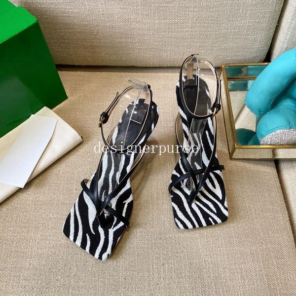 

women luxury high heels designers sandals leopard sandal designer square toe shoe summer goddess shoes fashion stilettos wiht sheepskin inso, Black