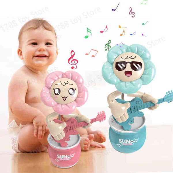 Dancing Suowers Baby Toys Electric Early Education Toy Twist Dancer 60 Songs Repeat Talking Record Singing Vs Dancing Cactus G1224