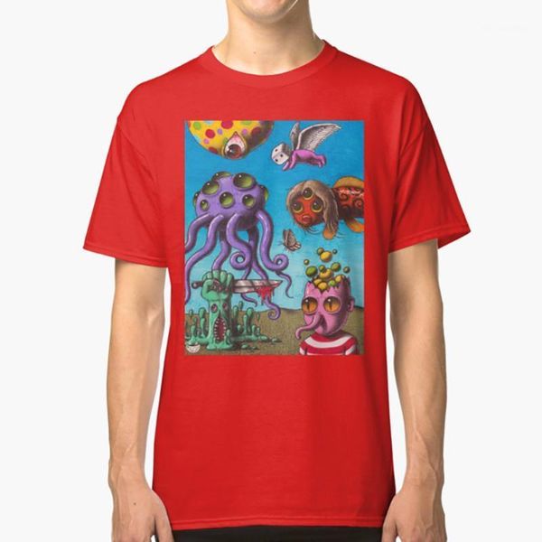 

men's t-shirts trippy t shirt surrealism, White;black