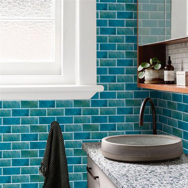

wallpapers 3d wallpaper wall sticker decor embossed brick simulation tile self-adhesive home living room
