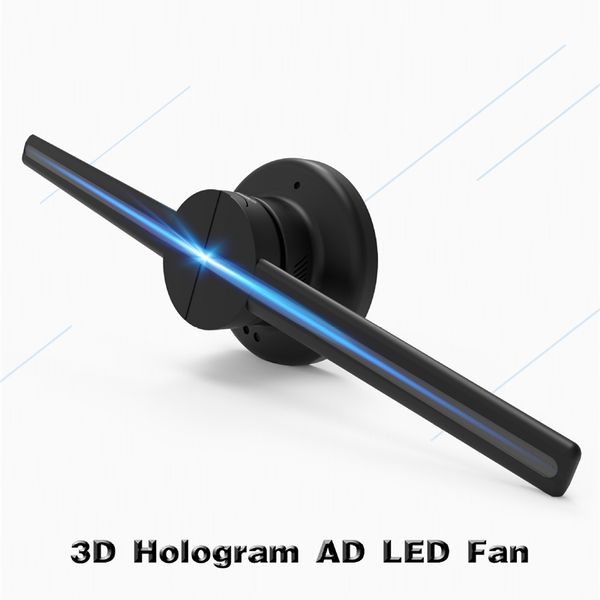

3d holographic led light projection fan advertising machine, wifi / sd card, app