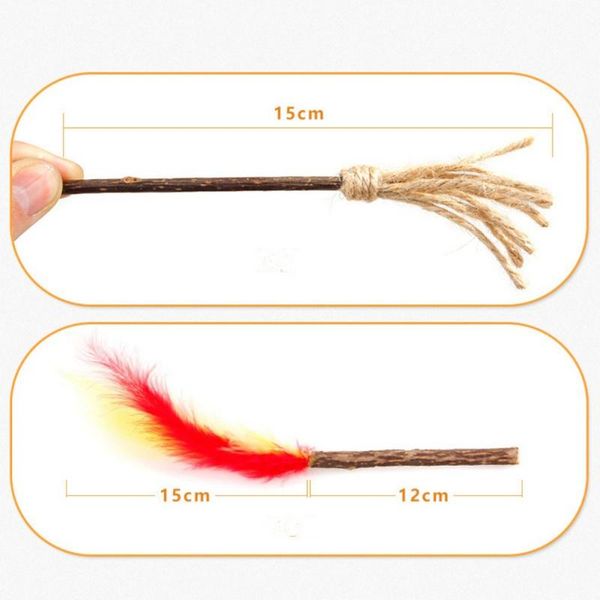 

cat toys 2pcs/set pet molar cleaning teeth toy creative broom health funny color snack bars gatos accessories