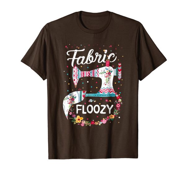

fabric floozy quilting t-shirt, White;black