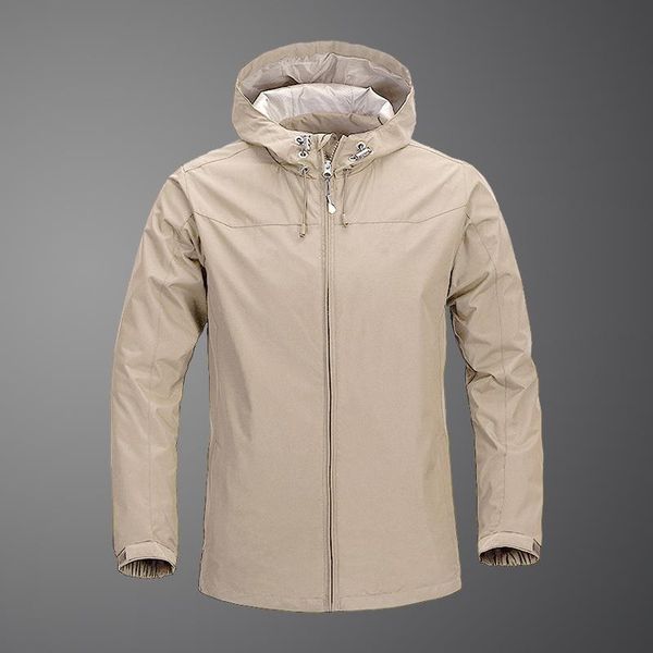 

men's jackets 2021 autumn hoodie korea fashion jacket men clothing mens coats streetwear windbreaker long sleeve plus size clothes, Black;brown