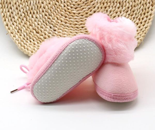 

first walkers soft bottom cotton thick warm baby boots non slip winter shoes kids snow toddler girl