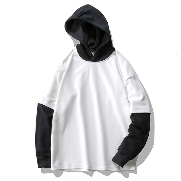 

male hip-hop fashion hoodies hoodie outwear, Black