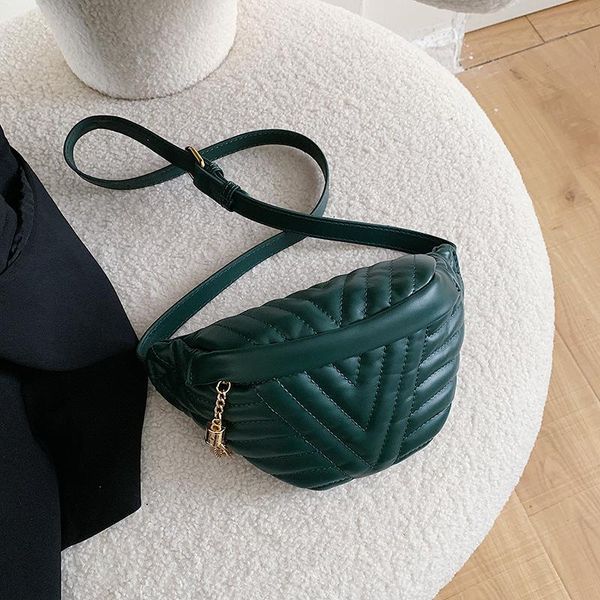 

evening bags fashion women messenger belt bag pack leather waist girl travel small fanny chest bolsas ladies mini shoulder