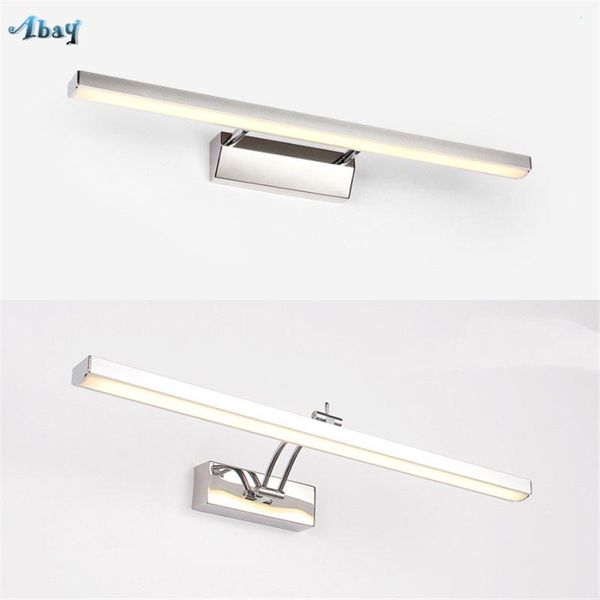 

wall lamp nordic modern lights mirror lamps universal head for bathroom toilet dresser powder room sconce led
