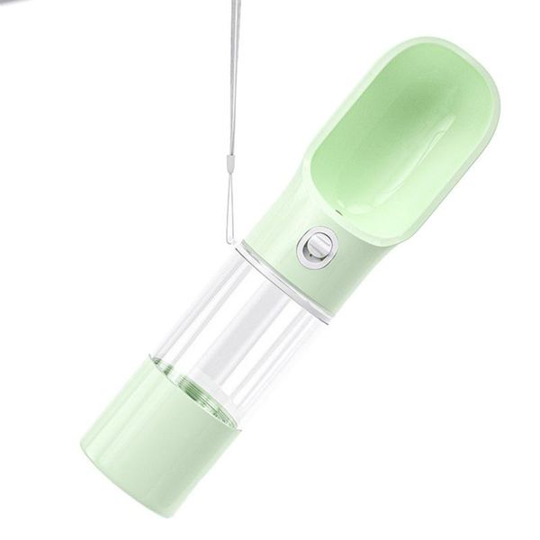 

dog bowls & feeders practical household items outdoor walking water bottle portable fountain feeder pet accompanying cup grey
