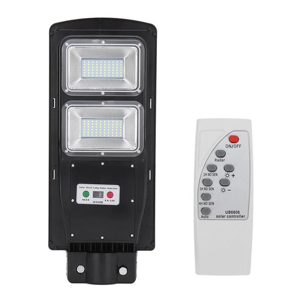 

60w 120led solar street light pir motion sensor outdoor wall garden