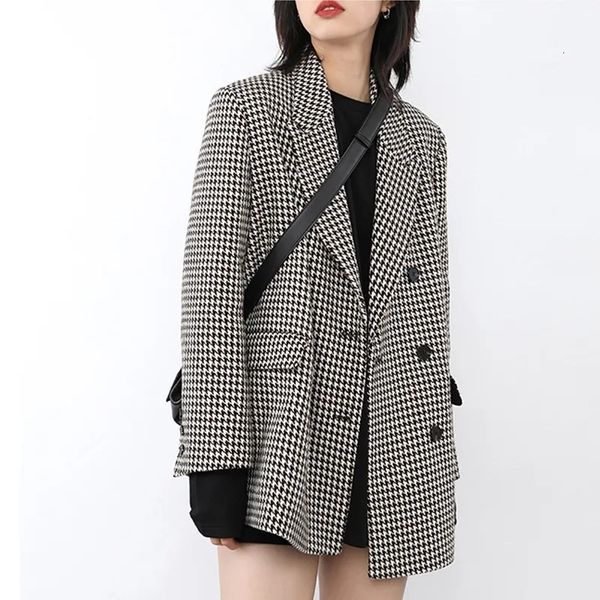 

women's suits & blazers vintage women's jacket, short sleeve jacket with a loose collar, woolen sweater y9oa, White;black