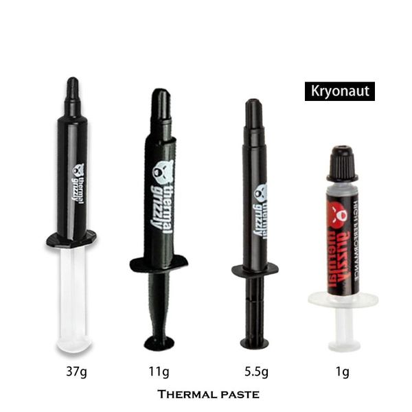 

fans & coolings certified thermal grizzly kryonau/aeronaut/hydronaut paste for cpu gpu fan compound cooling grease plaster