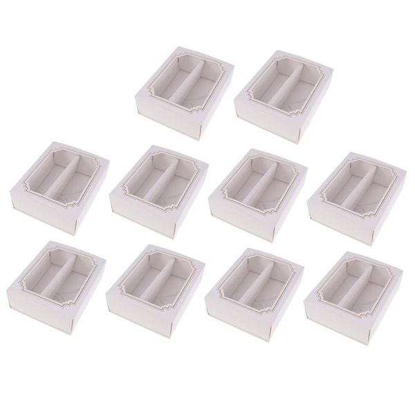 

gift wrap 10pcs paper baker wrapping box macaroon chocolate packing dessert