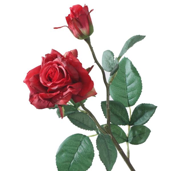 

decorative flowers & wreaths home artificial rose with stem wedding bouquet decoration silk flower for garden party el office 2021