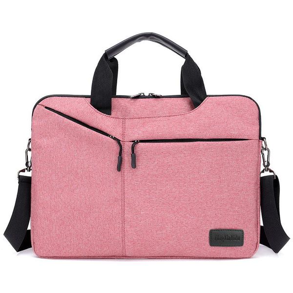 

briefcases multi-pocket waterproof 14inch lapbag protective case casual travel shoulder bags computer notebook handbag briefcase