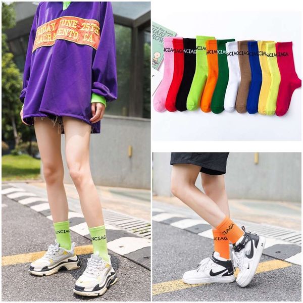 

street style fashion personalized letter autumn cotton breathable middle, Black;white