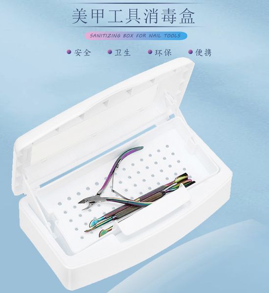 

tools sanitary cleaning nail sterilization false eyelash alcohol disinfection box